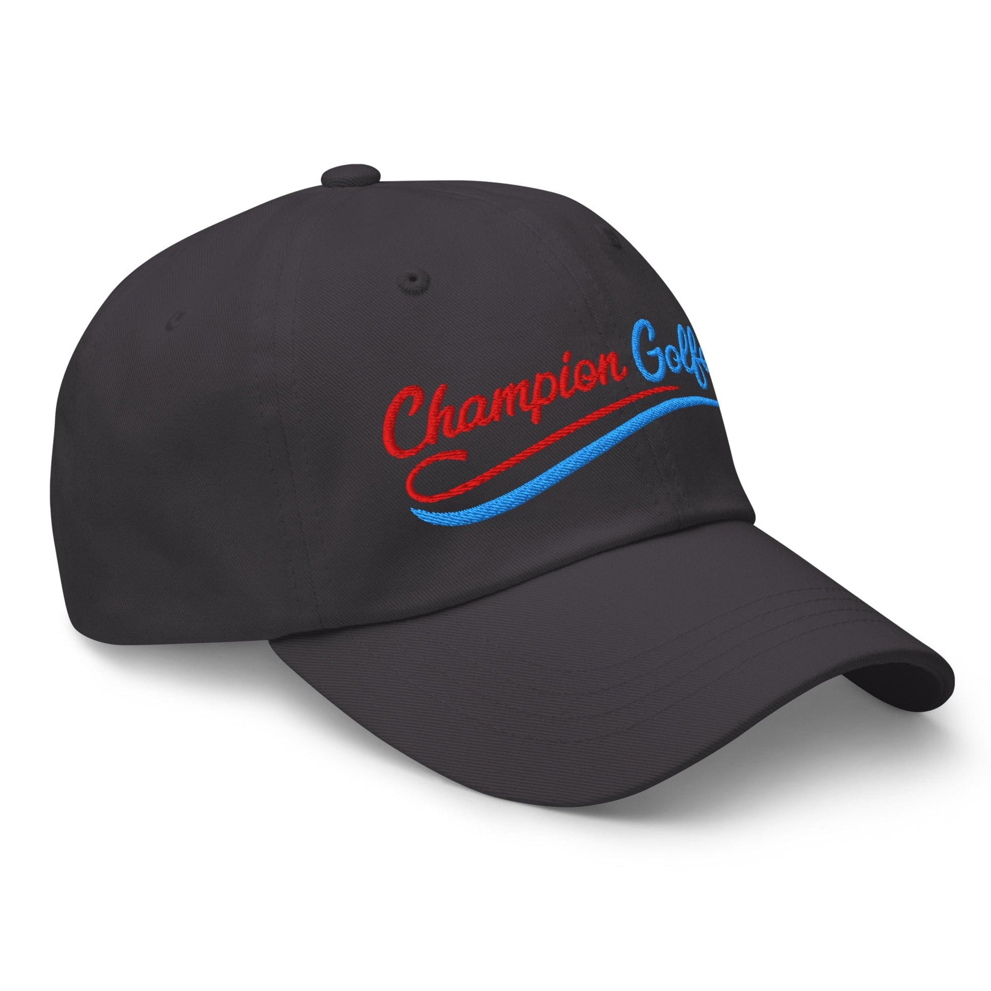 Champion Golfer Sparkling Star Fun Embroidered Golf Cap - Funny Golf Tee by Swing Epic