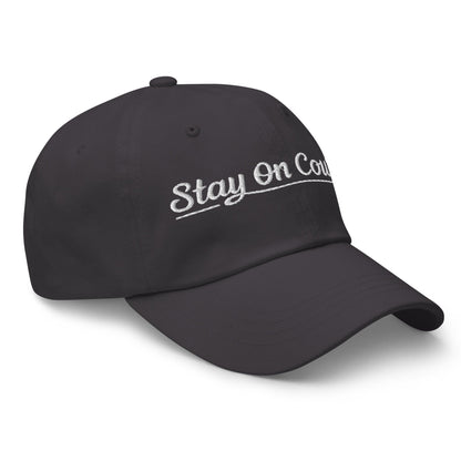 Stay On Course Embroidered Golf Cap - Funny Golf Tee by Swing Epic