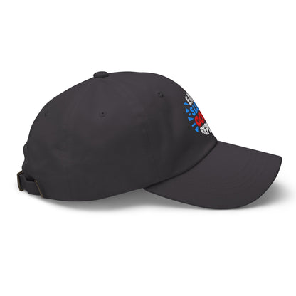 Eat Sleep Golf Repeat Fun Design Embroidered Golf Cap - Funny Golf Tee by Swing Epic