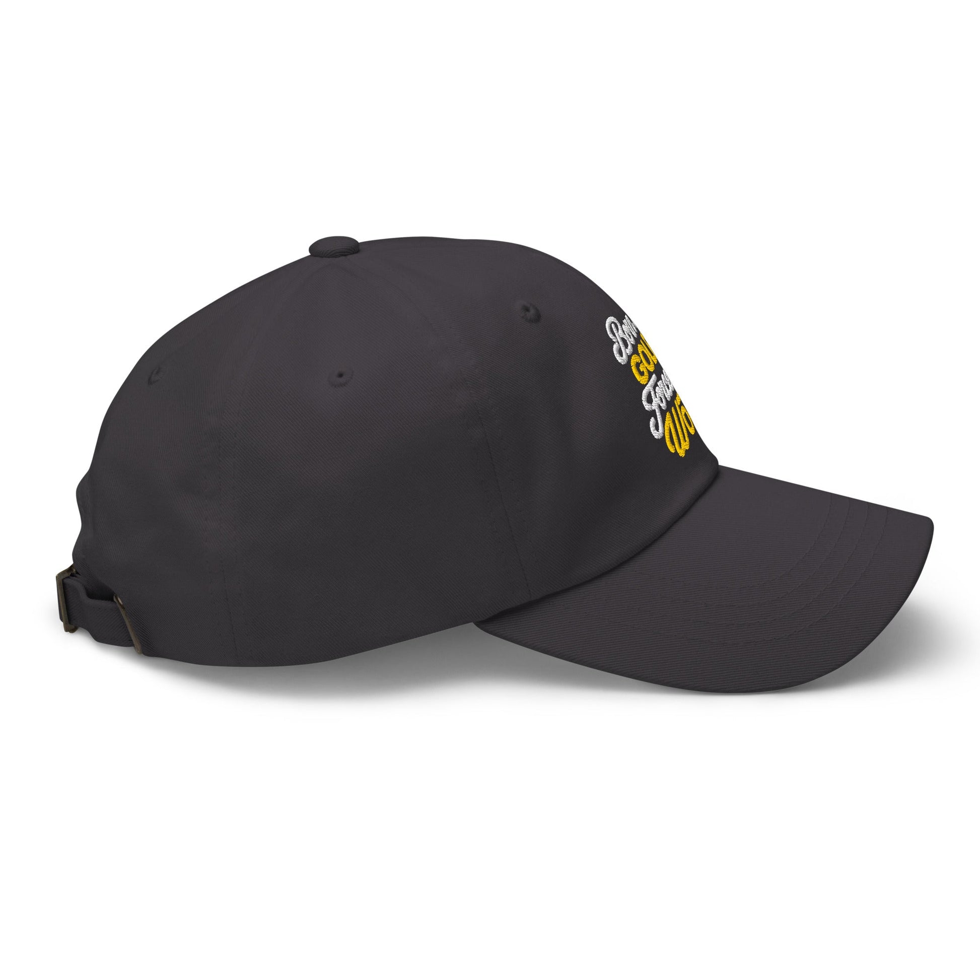 Born to Golf Forced to Work Quirky Embroidered Golf Cap - Funny Golf Tee by Swing Epic