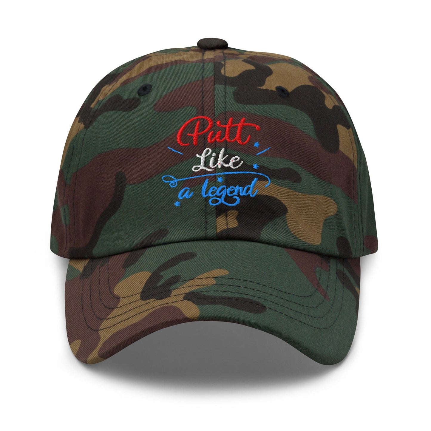 Putt Like A Legend Fun Embroidered Golf Cap - Funny Golf Tee by Swing Epic