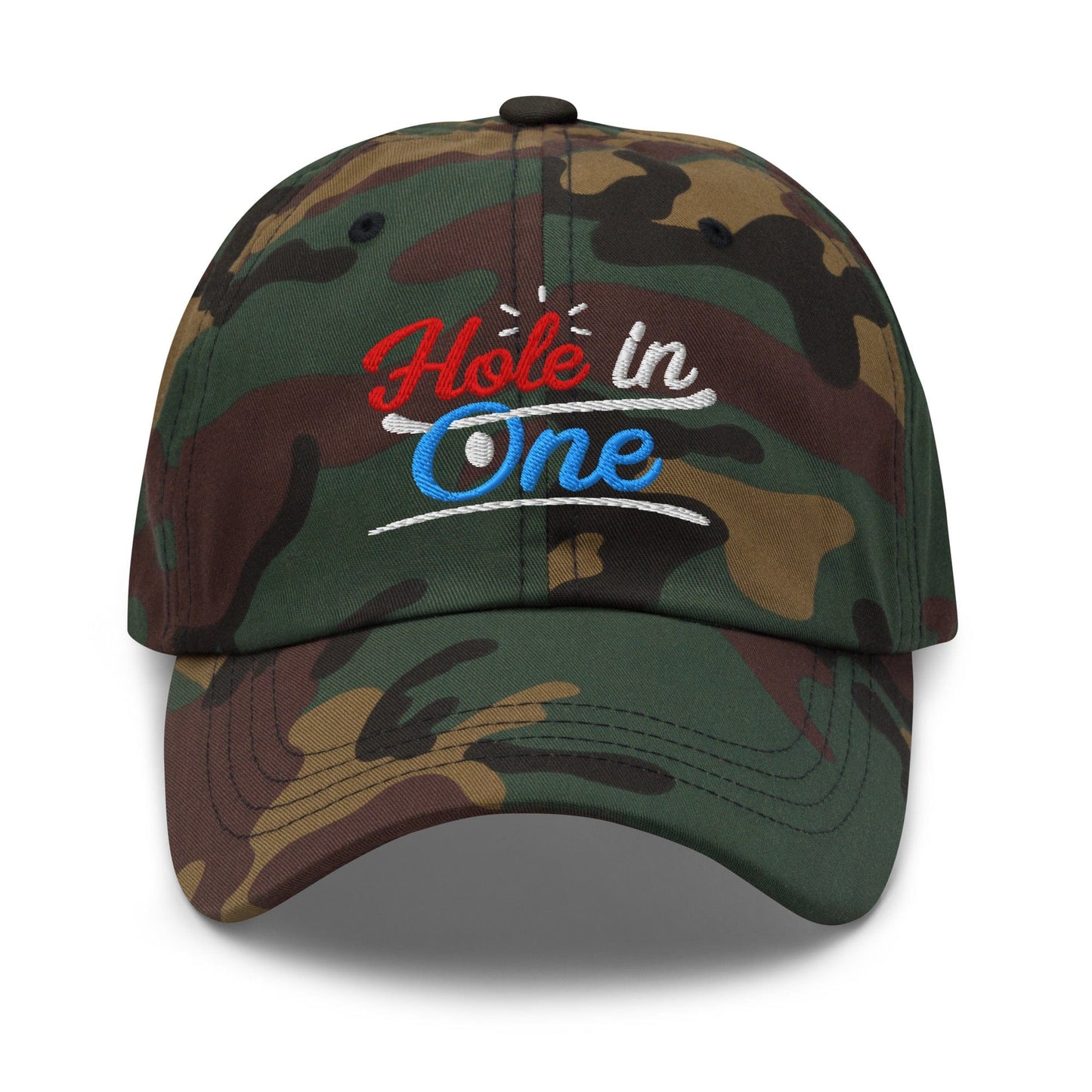Hole in One Embroidered Golf Cap - Funny Golf Tee by Swing Epic