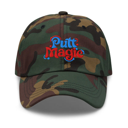Putt Magic Quirky Embroidered Golf Cap - Funny Golf Tee by Swing Epic