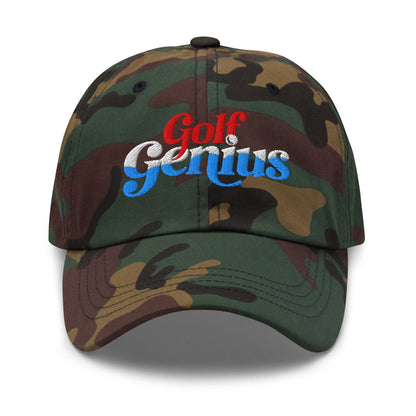 Golf Genius Embroidered Golf Cap - Funny Golf Tee by Swing Epic