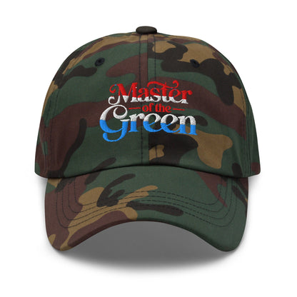 Master of the Green Engaging Embroidered Golf Cap - Funny Golf Tee by Swing Epic