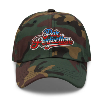 Par Perfection Embroidered Golf Cap - Funny Golf Tee by Swing Epic