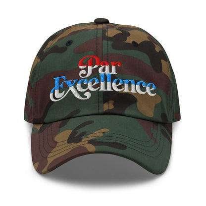 Par Excellence Embroidered Golf Cap - Funny Golf Tee by Swing Epic
