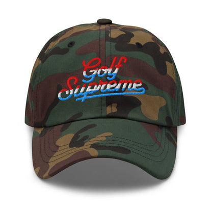 Golf Supreme Fun Spirit Embroidered Golf Cap - Funny Golf Tee by Swing Epic