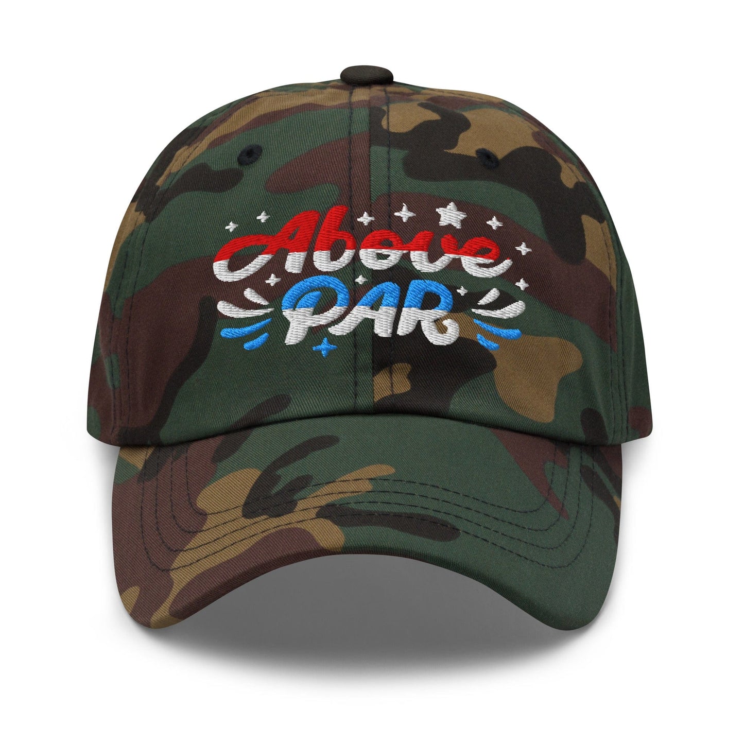 Above Par Embroidered Golf Cap - Funny Golf Tee by Swing Epic