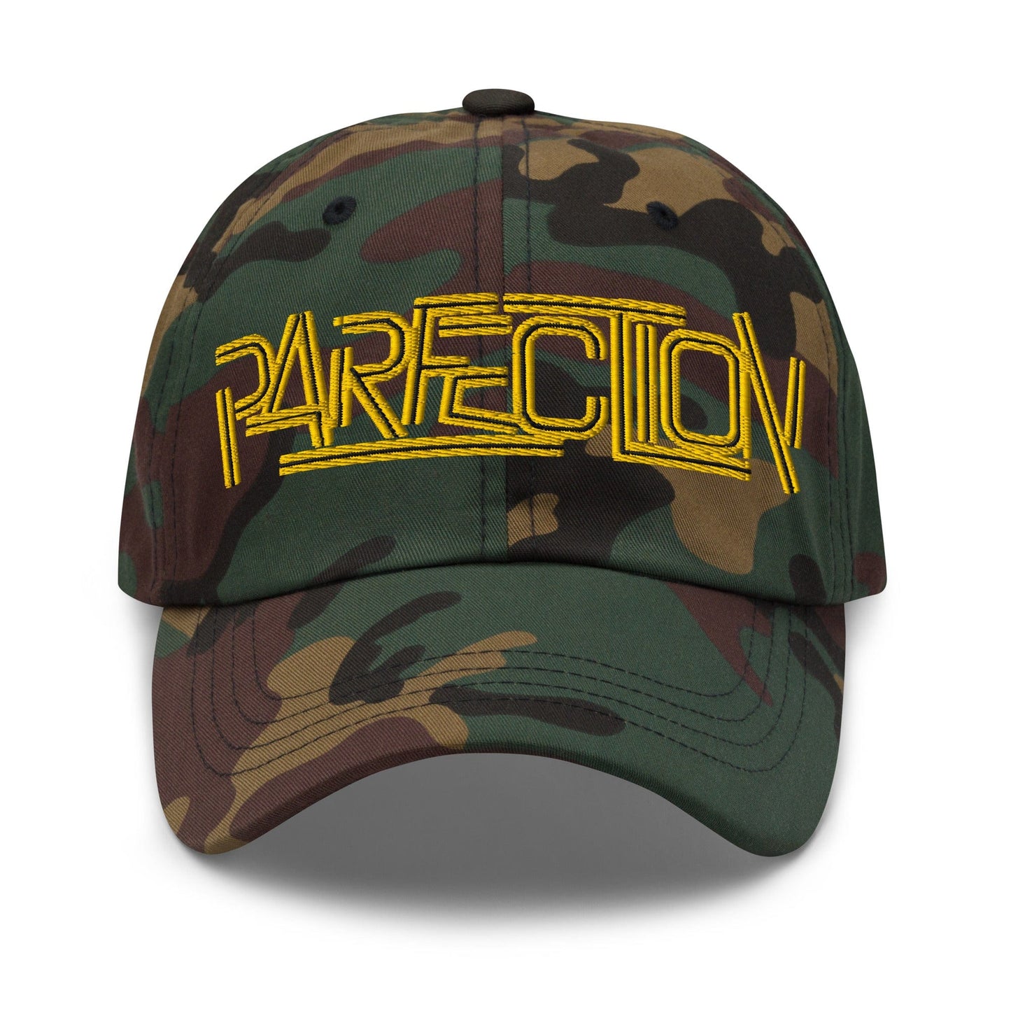 Parfection Script Embroidered Golf Cap - Funny Golf Tee by Swing Epic