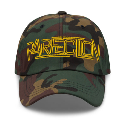 Parfection Script Embroidered Golf Cap - Funny Golf Tee by Swing Epic