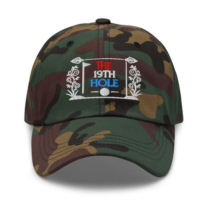 The 19th Hole Fun Embroidered Golf Cap - Funny Golf Tee by Swing Epic