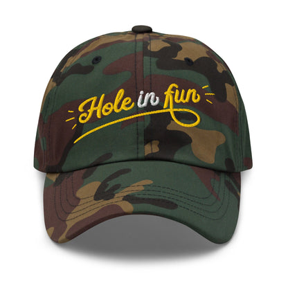 Hole in Fun Embroidered Golf Cap - Funny Golf Tee by Swing Epic