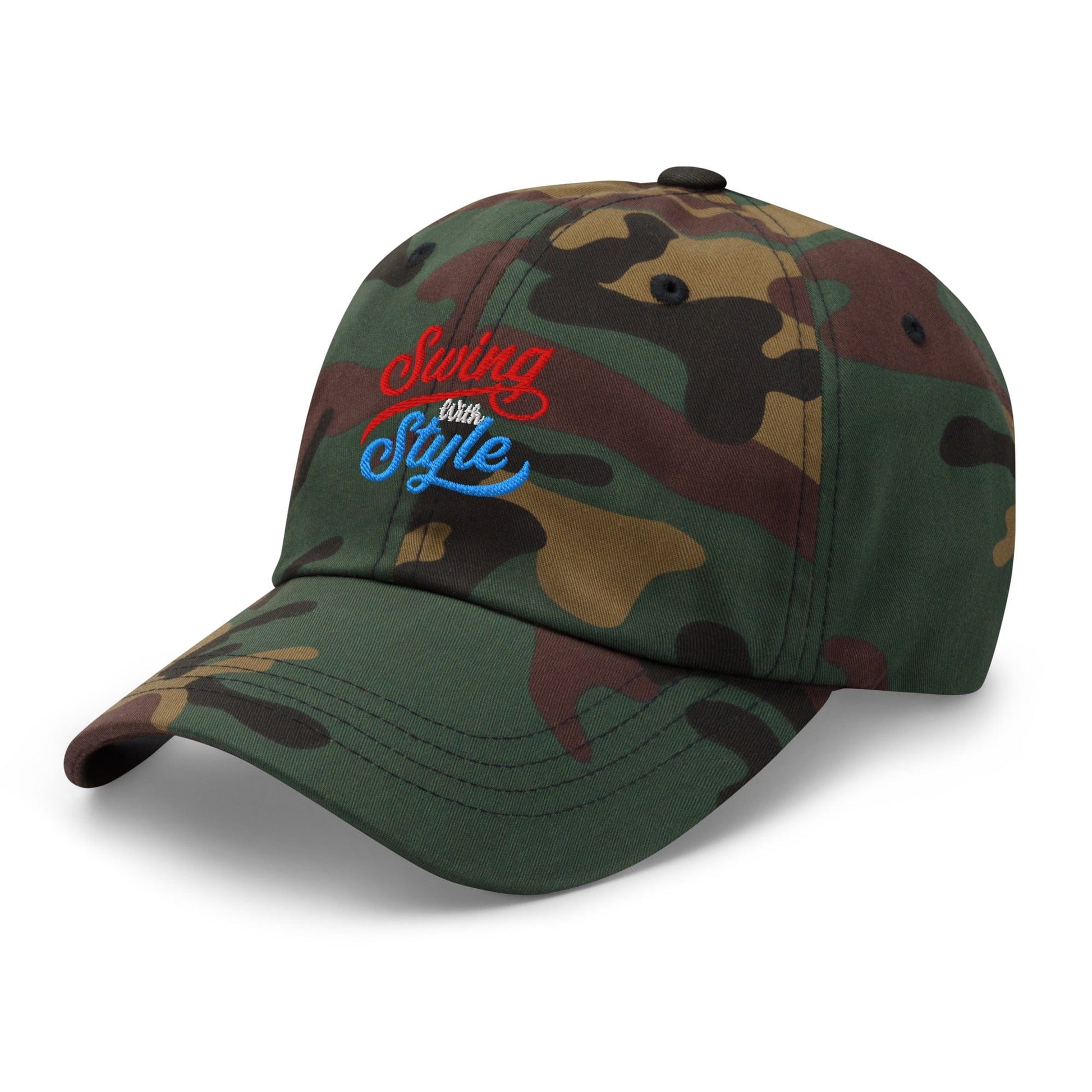 Swing With Style Fun Embroidered Golf Cap - Funny Golf Tee by Swing Epic