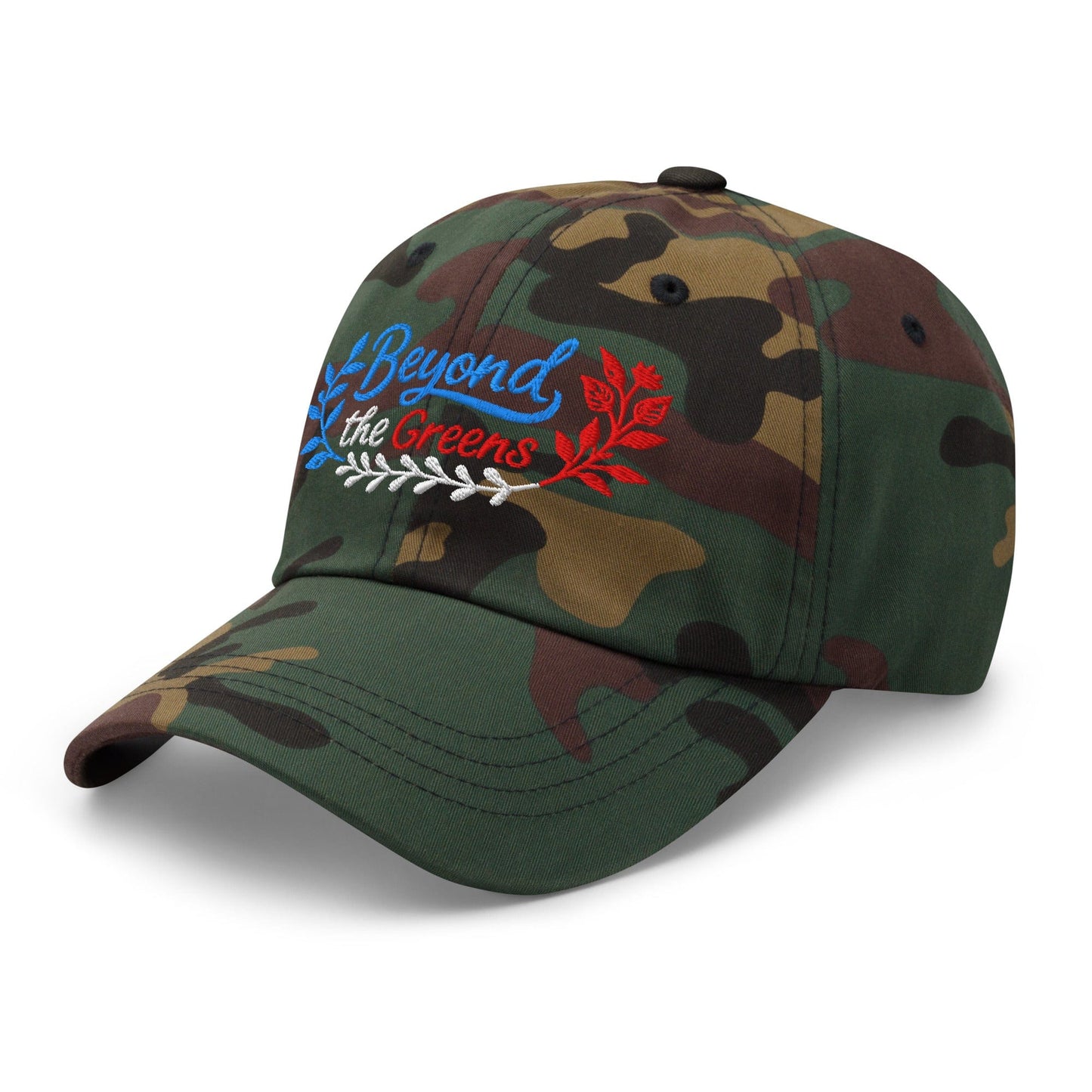 Beyond the Greens Embroidered Golf Cap - Funny Golf Tee by Swing Epic