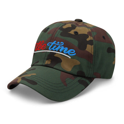 Tee Time Embroidered Golf Cap - Funny Golf Tee by Swing Epic
