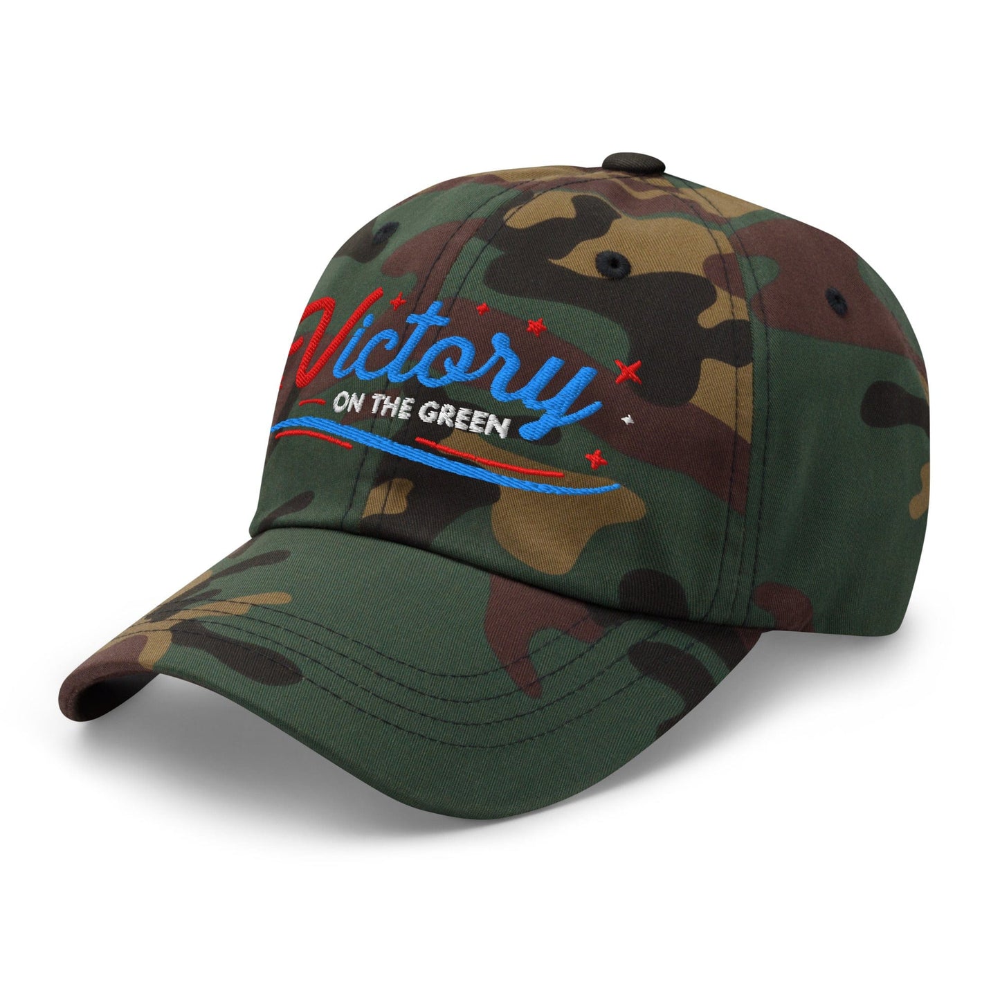 Victory On The Green Embroidered Golf Cap - Funny Golf Tee by Swing Epic
