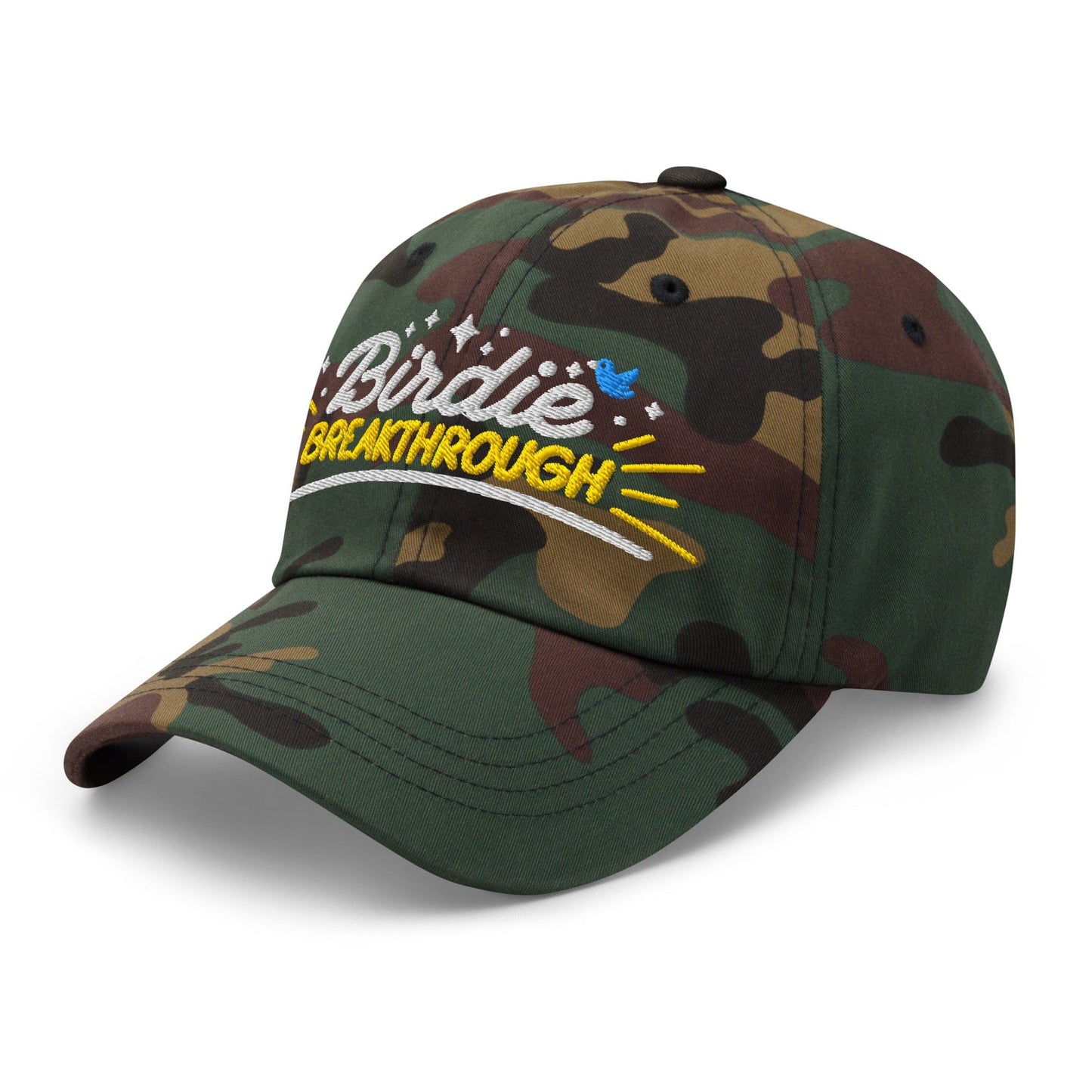 Birdie Breakthrough Embroidered Golf Cap - Funny Golf Tee by Swing Epic
