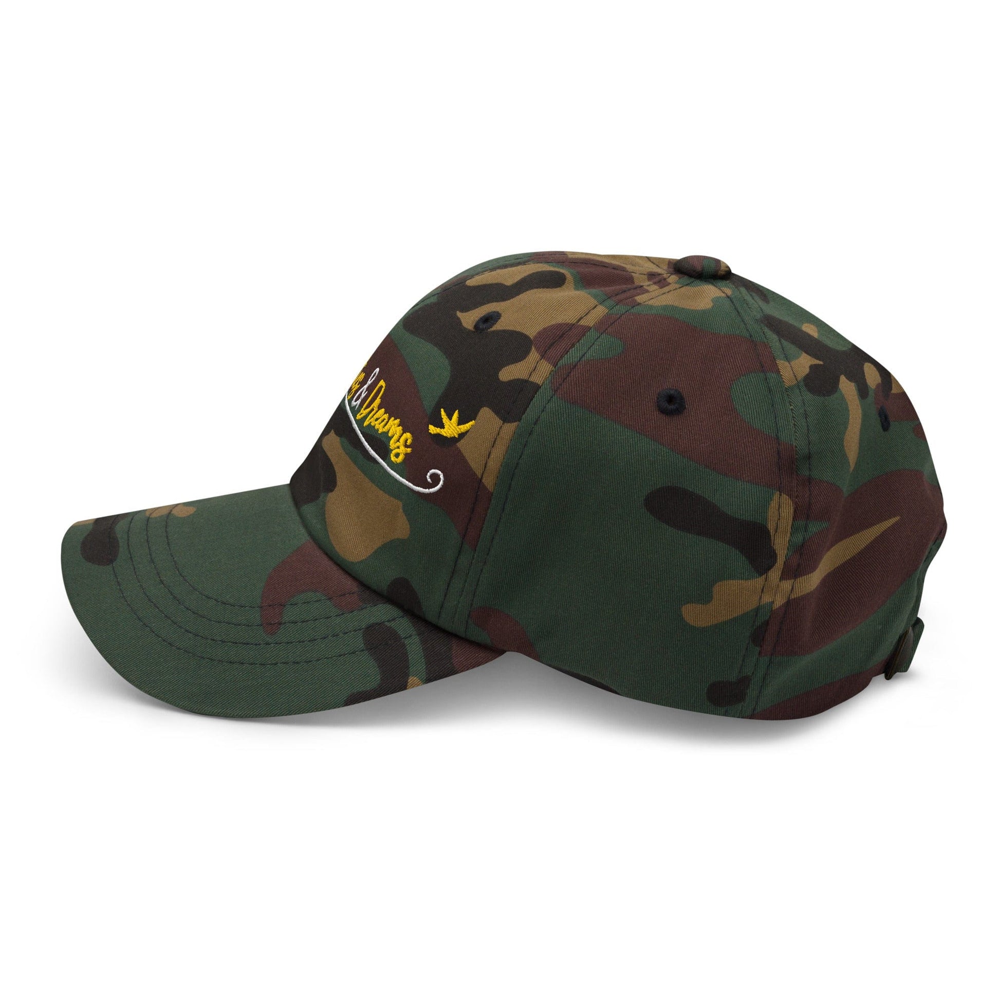 Birdies & Dreams Embroidered Golf Cap - Funny Golf Tee by Swing Epic
