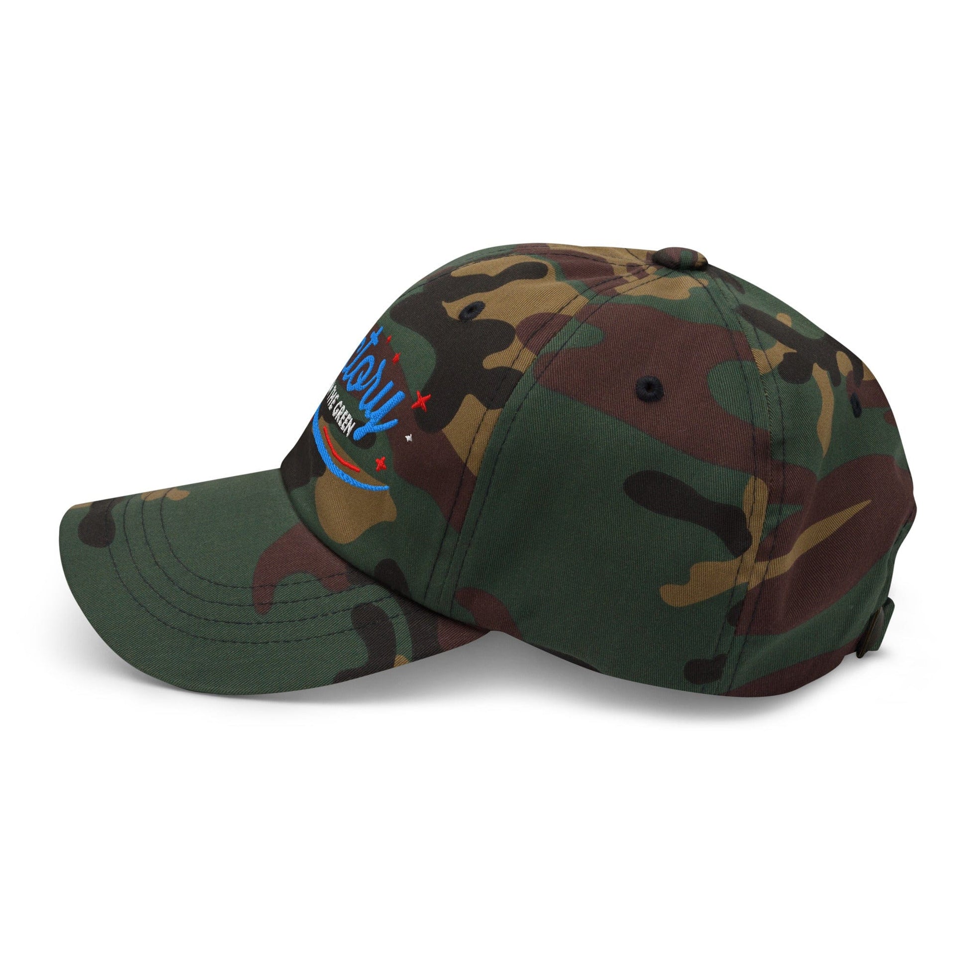 Victory On The Green Embroidered Golf Cap - Funny Golf Tee by Swing Epic