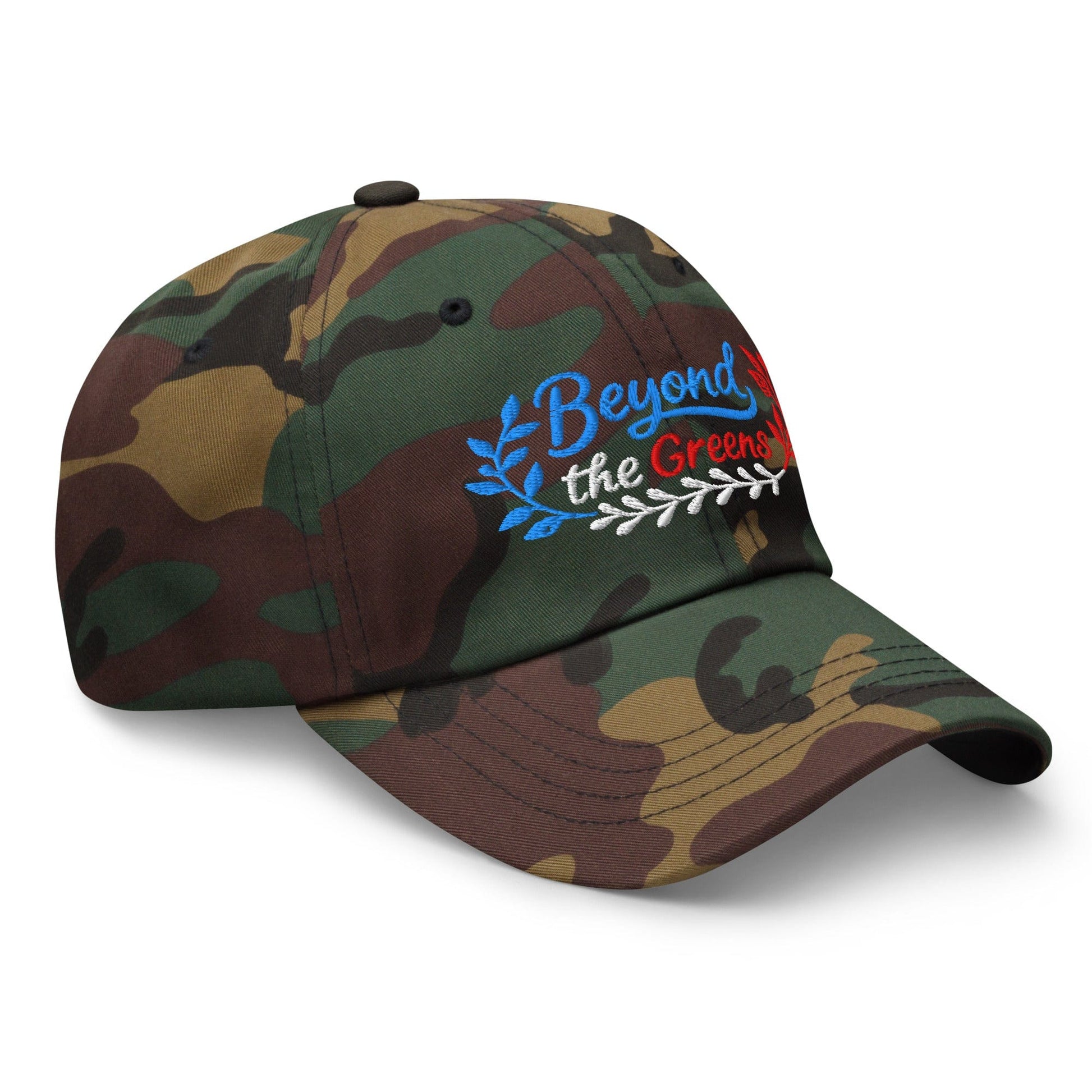 Beyond the Greens Embroidered Golf Cap - Funny Golf Tee by Swing Epic