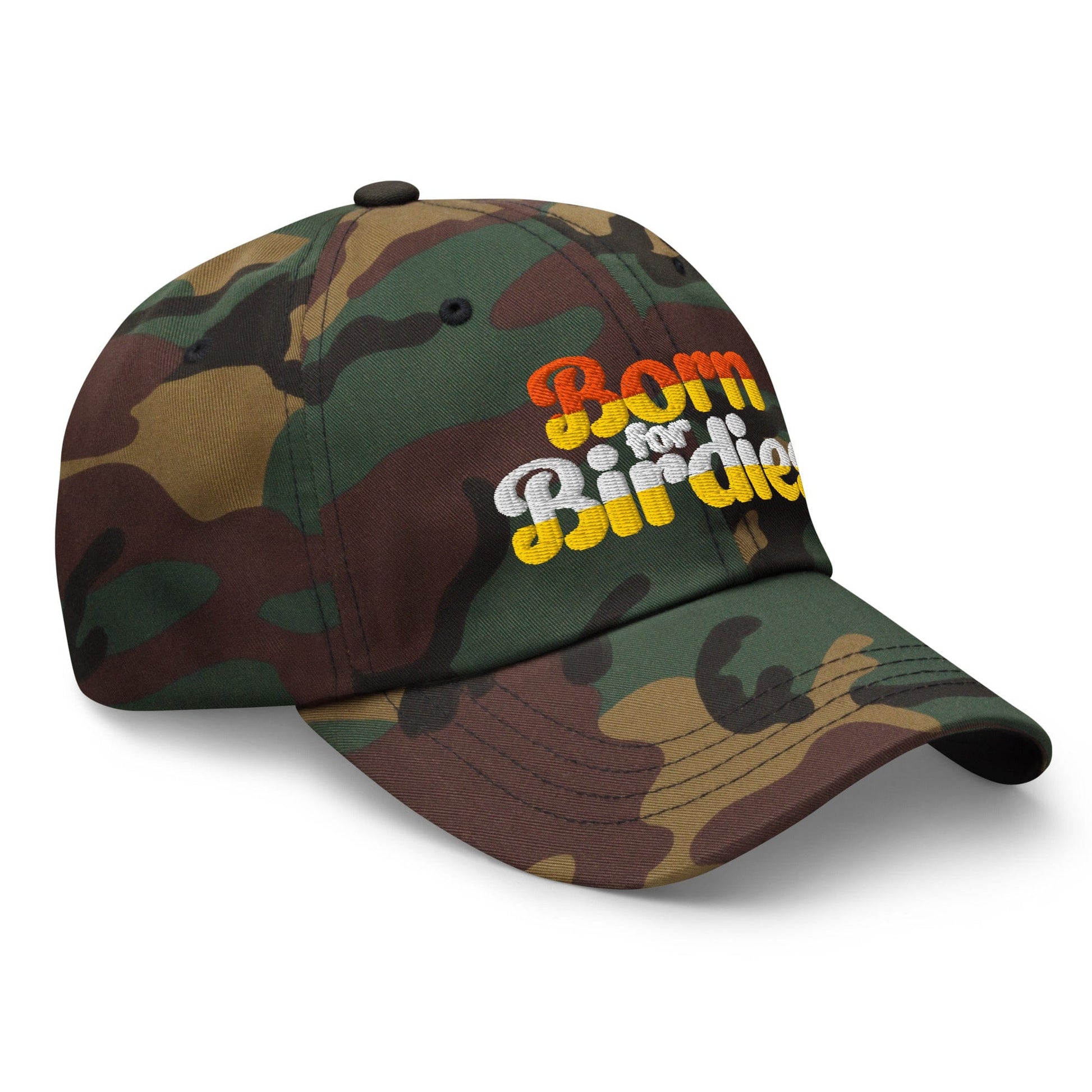 Born for Birdies Fun Sporty Embroidered Golf Cap - Funny Golf Tee by Swing Epic