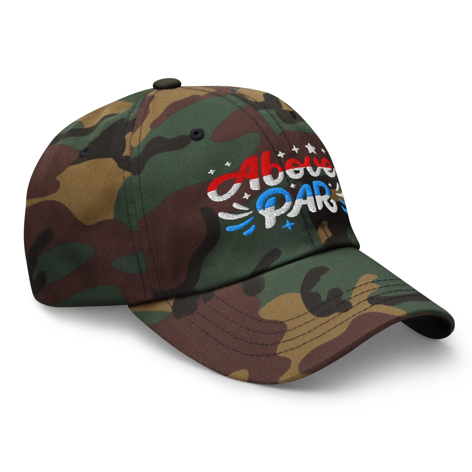 Above Par Embroidered Golf Cap - Funny Golf Tee by Swing Epic