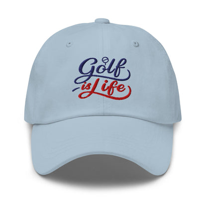 Golf is Life Embroidered Golf Cap - Funny Golf Tee by Swing Epic