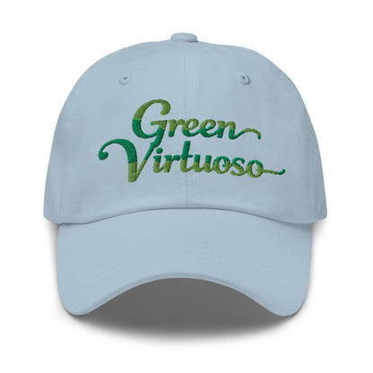 Green Virtuoso Engaging Fun Spirit Embroidered Golf Cap - Funny Golf Tee by Swing Epic