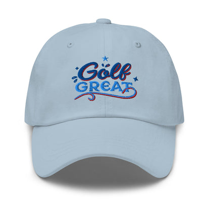 Golf Great Fun & Quirky Embroidered Golf Cap - Funny Golf Tee by Swing Epic