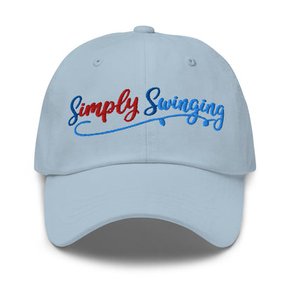 Simply Swinging Quirky Fun Embroidered Golf Cap - Funny Golf Tee by Swing Epic