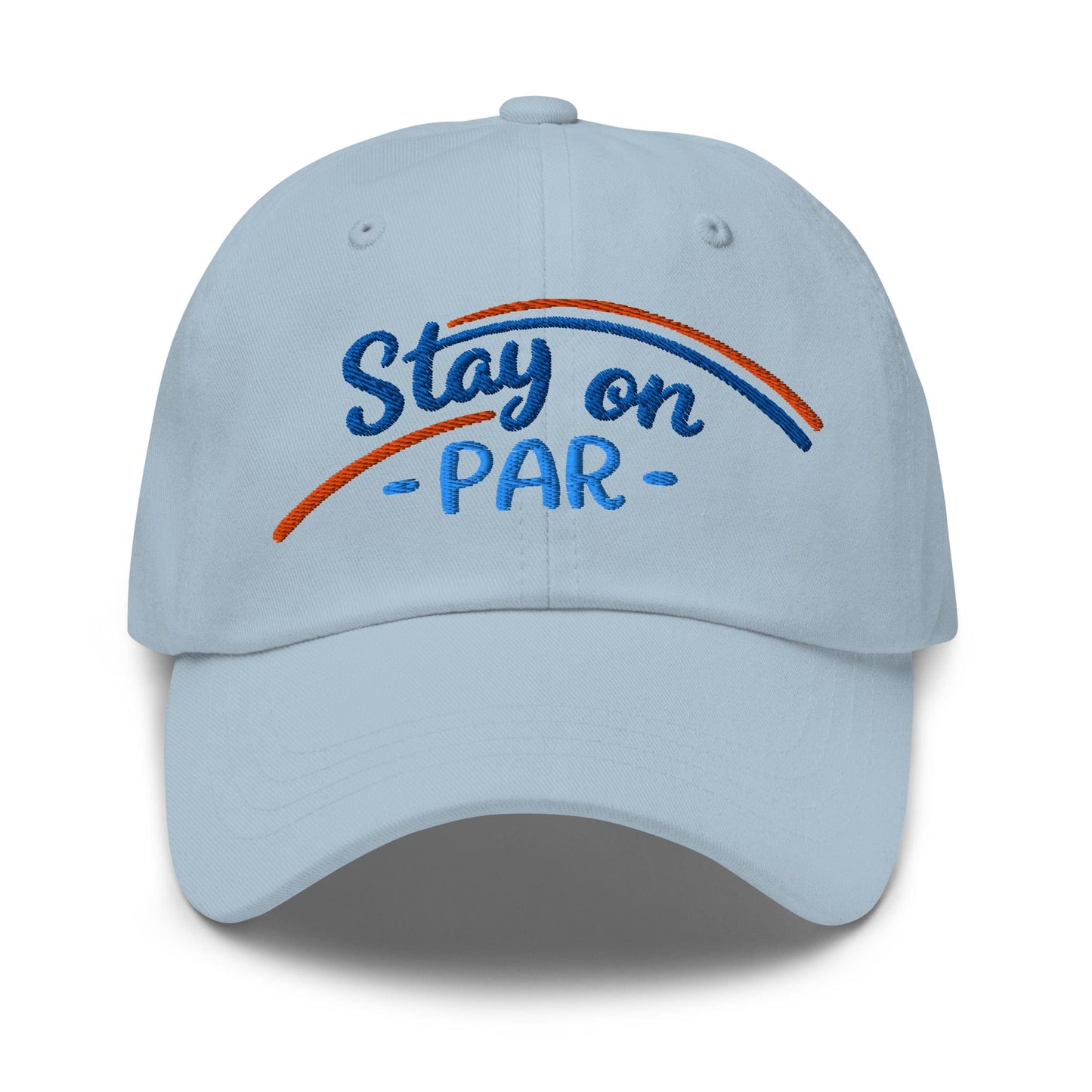 Stay on Par Embroidered Golf Cap - Funny Golf Tee by Swing Epic