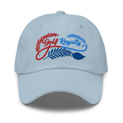 Golf Royalty Fun Design Embroidered Golf Cap - Funny Golf Tee by Swing Epic