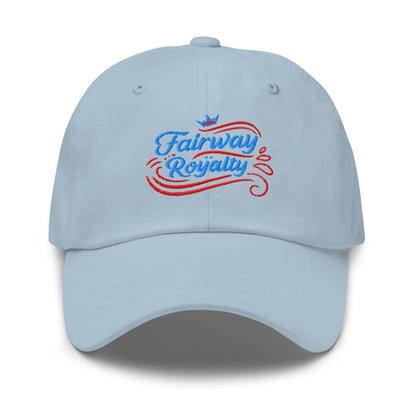Fairway Royalty Swirls Leaf Detailed Embroidered Golf Cap - Funny Golf Tee by Swing Epic