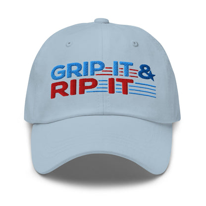 Grip It & Rip It Star Fun Embroidered Golf Cap - Funny Golf Tee by Swing Epic