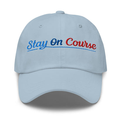 Stay On Course Embroidered Golf Cap - Funny Golf Tee by Swing Epic