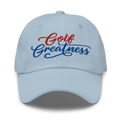 Golf Greatness Embroidered Golf Cap - Funny Golf Tee by Swing Epic