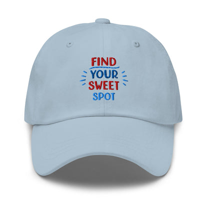 Find Your Sweet Spot Embroidered Golf Cap - Funny Golf Tee by Swing Epic