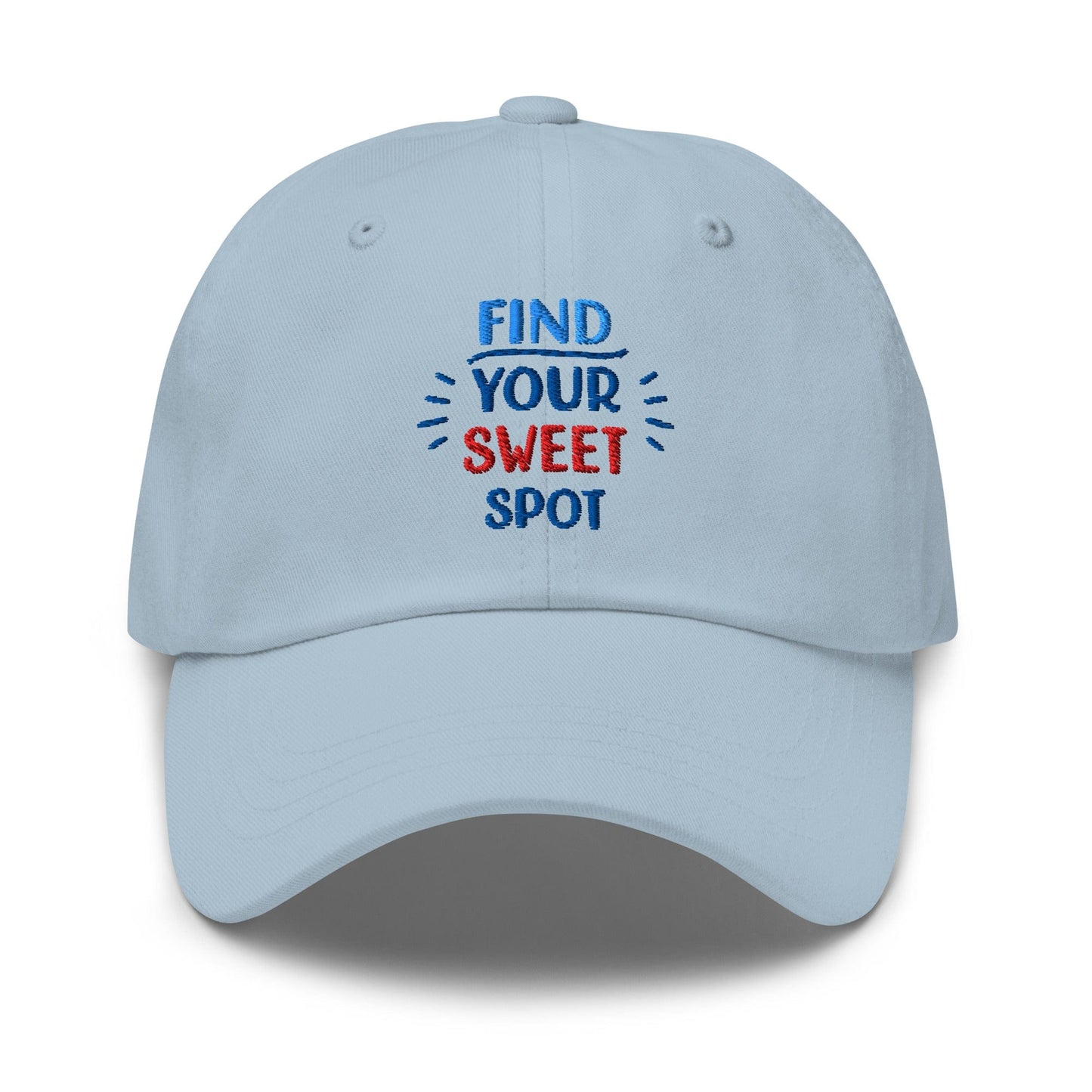 Find Your Sweet Spot Embroidered Golf Cap - Funny Golf Tee by Swing Epic