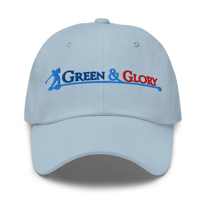 Green & Glory Embroidered Golf Cap - Funny Golf Tee by Swing Epic