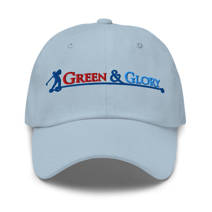 Green & Glory Embroidered Golf Cap - Funny Golf Tee by Swing Epic
