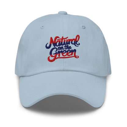 Natural on the Green Fun Embroidered Golf Cap - Funny Golf Tee by Swing Epic