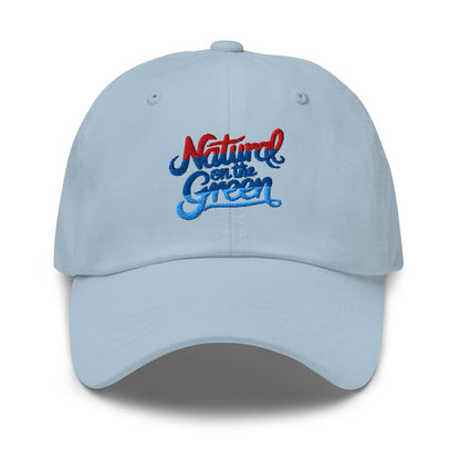 Natural on the Green Fun Embroidered Golf Cap - Funny Golf Tee by Swing Epic