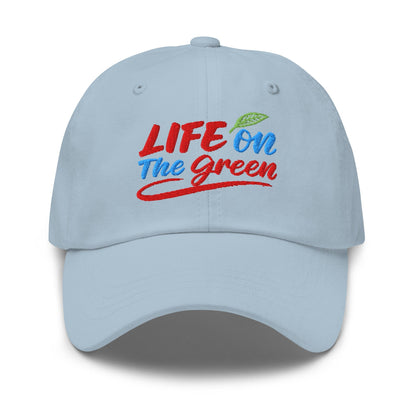 LIFE on The Green Embroidered Golf Cap - Funny Golf Tee by Swing Epic