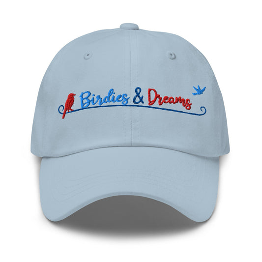 Birdies & Dreams Embroidered Golf Cap - Funny Golf Tee by Swing Epic