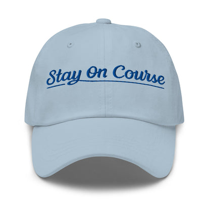 Stay On Course Embroidered Golf Cap - Funny Golf Tee by Swing Epic