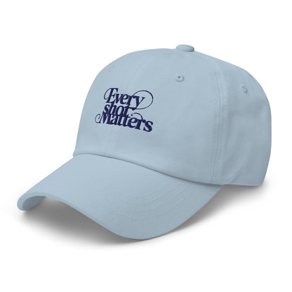 Every Shot Matters Fun Quirky Spirit Embroidered Golf Cap - Funny Golf Tee by Swing Epic