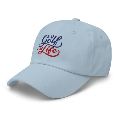 Golf is Life Embroidered Golf Cap - Funny Golf Tee by Swing Epic