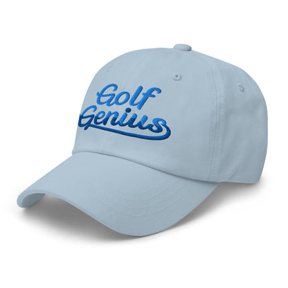 Golf Genius Quirky Fun Spirit Embroidered Golf Cap - Funny Golf Tee by Swing Epic
