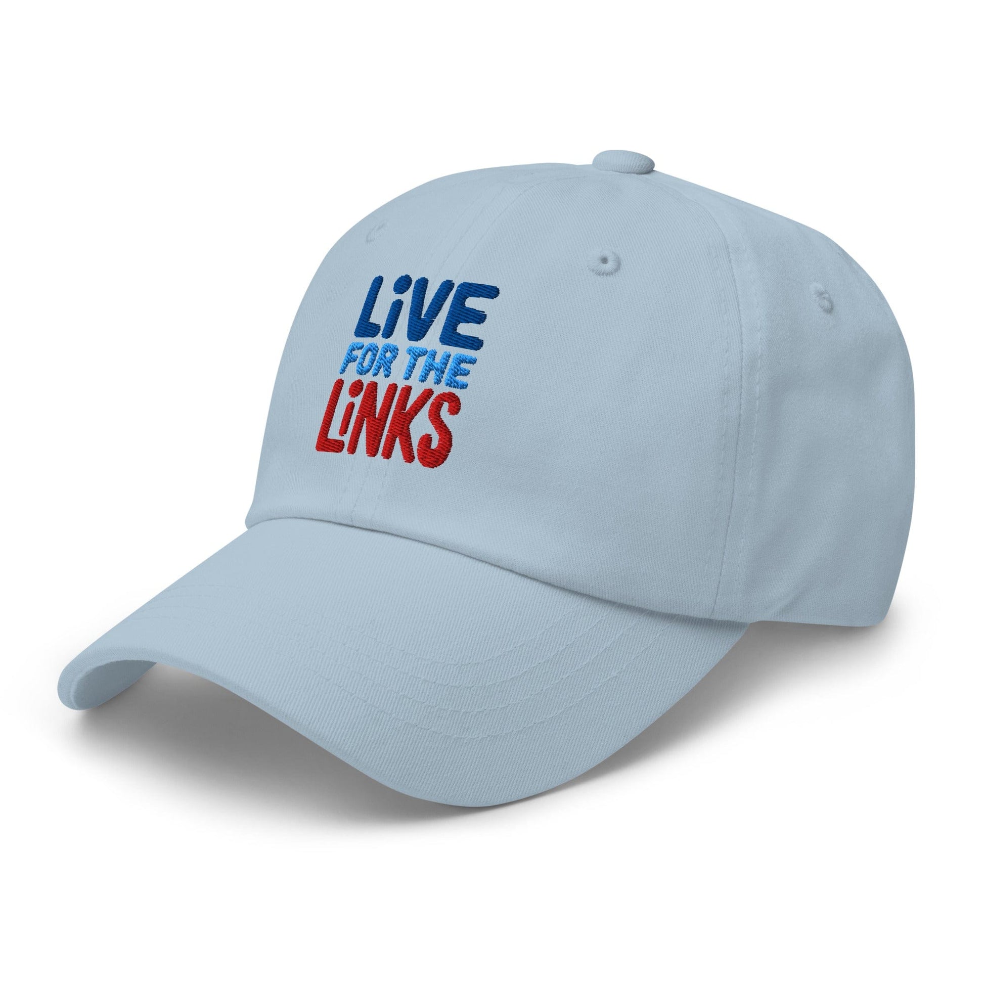 Live For The Links Fun Embroidered Golf Cap - Funny Golf Tee by Swing Epic